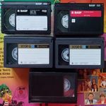 5-DB BASF HITACHI VHSC VHS C VIDEO TAPE VIDEOKAMERA KAZETTA BASF HITACHI VHSC VIDEÓ KAZETTA fotó