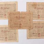 5 db. 5 forint 1848 barna /4 fotó