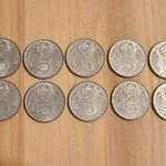 1989. 5 Forint UNC-aUNC, összesen 10db, 150 Ft/db! fotó