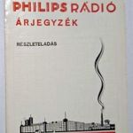 Phillips Rádió alkatrészek árjegyzéke (1929), Részleteladás jegyzék (1930) reklám prosp. 3 db! fotó