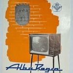 Alba Regia ORION televízió adatlapja (TA61) típuslapja 1964 fotó