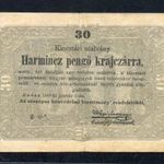 1849 Szabadságharc 30 Krajcár VF -PPFX07 fotó