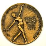 1973 NYÁRI ÚTTÖRŐ OLIMPIA BRONZ PLAKETT fotó
