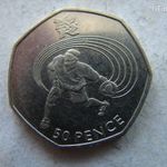 ANGOL EMLÉK 50 PENCE, 2011. 1 DB. OLIMPIA, IX. fotó