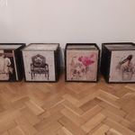 Vintage DJ Hordozhato Hanglemez Ladak LP Nagylemezekhez (4 darab) fotó