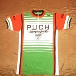 Ritkaság !!! SANTINI PUCH CAMPAGNOLO RIVAT férfi vintage kerékpáros mez - 80-as évek - M fotó