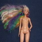 Szivárvány hajú Barbie baba Mattel fotó