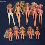 10 db-os Barbie , Barbie jellegű baba csomag egyben eladó fotó