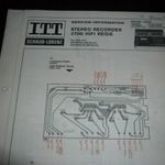 ITT SCHAUB LORENZ Stereo recorder 2700 HIFI regie kazettásmagnó szervízinformáció fotó