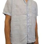 MARC O'POLO vilgásokék modern rövid ujjú L/XL nyári LEN ING o49 fotó