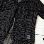 42-es pöttyös áttetsző Outfit blúz fotó