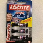 Loctite Super Bond Gel mini trio 3 db x 1 g pillanatragasztó gél ragasztó extra erős és rugalmas fotó