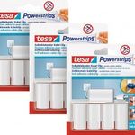 tesa POWERSTRIPS? kábelkapcsok Fehér fotó