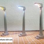 KL31-33 H0 1: 87 Fuggerth 5027 íves ostornyeles nosztalgia lámpa építőszett – választható szín fotó
