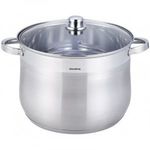 Klausberg fazék 16L, Ø30 cm- rozsdamentes acél, edzett üveg fedő (KB-7166) fotó