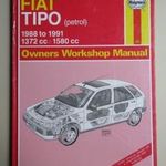Fiat Tipo benzines javítási könyv (1988-1991) Haynes fotó