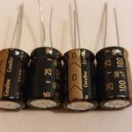 Elna Cerafine 100uF 25V kondenzátorok, 4 db fotó