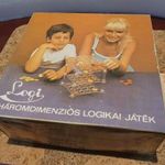 Retro hiánytalan logi háromdimenziós logikai kézségfejlesztő társasjáték fotó