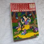 [ABC] Hófehérke, retro 100db-os puzzle játék (4663) fotó