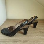 37-es fekete bőr női szandál 23-as belső Gabor fotó