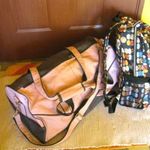 Utazótáska szett szép 55x27x30 és Hátizsák ProSport szines mintás 40x30x15, szettben ár alatt fotó