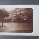 Budapest - Váci út, régi fotós képeslap, üzletek, pl. Fischer fotó