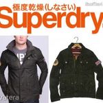 70ezres SUPERDRY férfi átmeneti waxos dzseki S fotó