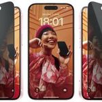 PanzerGlass Privacy Kijelzővédő fólia Apple iPhone 15 1 db Oldalsó betekintés elleni védelem P2809 fotó