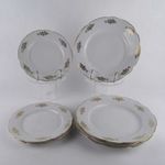 1W115 Régi cseh Bohémia porcelán tányér készlet 7 darab fotó