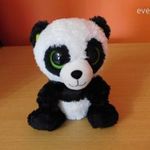 Fekete-fehér plüss panda fotó