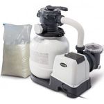 Homokszűrő szivattyú 7900 l/h INTEX 26646 + homok 25 kg fotó