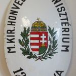 Magyar Királyi Honvédelmi Minisztérium zománctáblája, Horthy, világháborús RRR fotó