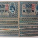 18 db. 1000 korona 1902 DÖ fb. /34 fotó