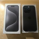 Apple iPhone 15 Pro 128GB Black Titanium Újszerű Garanciával ! fotó