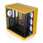 Thermaltake View 380 XL TG ARGB Midi Torony Számítógépház - Sárga/Fekete (CA-11E-00M4WN-00) fotó