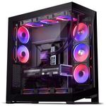 Phanteks NV9 MK2 D-RGB TG Full Torony Számítógépház - Fekete (PH-NV923TG_DBK02) fotó