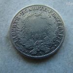 EZÜST FRANCIA 1 FRANC, 1872 K. 1 DB. 5 GR. fotó