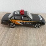 Matchbox Ford Crown Vic Police Car Black Orange fotó