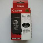 Canon BC-20 black gyári tintapatron bontatlan ÚJ! 1 FT-RÓL NMÁ! 2. Q. fotó