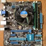 Intel i5-3470 (4x3, 2 / 3, 6 GHz) + 8 GB DDR3 1600 MHz Kingmax + Asus P8H77-M LE félgép eladó fotó