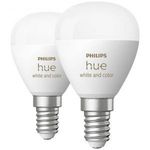 Philips Lighting Hue LED-es fényforrás EEK: F (A - G) Hue White & Color Ambiance Luster E14 5.1 W... fotó