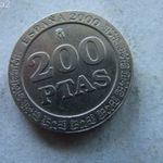 SPANYOL EMLÉK 200 PESETAS, 2000. 1 DB. 1 FT-RÓL! fotó