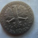 LENGYEL EMLÉK 10 ZLOTYI, 1965. 1 DB. 1 FT-RÓL! fotó