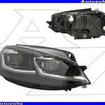 VW GOLF 7 2016.11-2019.10 /5G/ Fényszóró jobb (LED) 6 funkciós, motorral {HELLA} fotó
