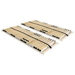 2 db 7 zónás 28 léces ágyrács 70 x 200 cm fotó