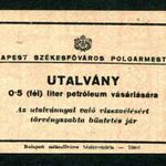 Petróleum utalvány fotó