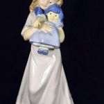 LÁNY BABÁVAL ... LLADRO NAO PORCELÁN SZOBOR X fotó