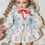 Vintage Porcelán baba világ babái sorozat -Echte Handarbeit puppe vintage doll fotó