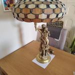 Nagy és különleges Tiffany lámpa 87cm magas bura átmérö 50cm 1FT NMÁ fotó