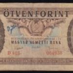 50 forint 1951 (VG) fotó